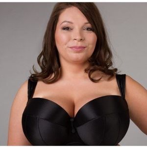 Ewa Michalak Przeplatanki Black Padded Polish Bra - 65J/UK 30J (D10)